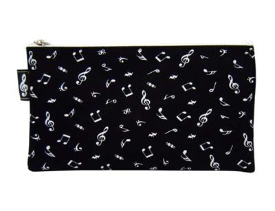 Music Notes rectangle pencil bag