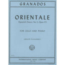 Orientale: Spanish Dance No 2, Op 37 (for Cello and Piano)