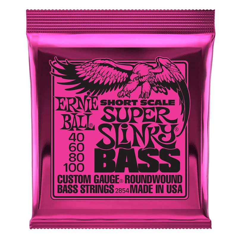 Ernie Ball Slinky Nickel Wound Bass Guitar Strings (4-String Short Scale)