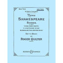 Quilter - Three Shakespeare Songs - Low Voice