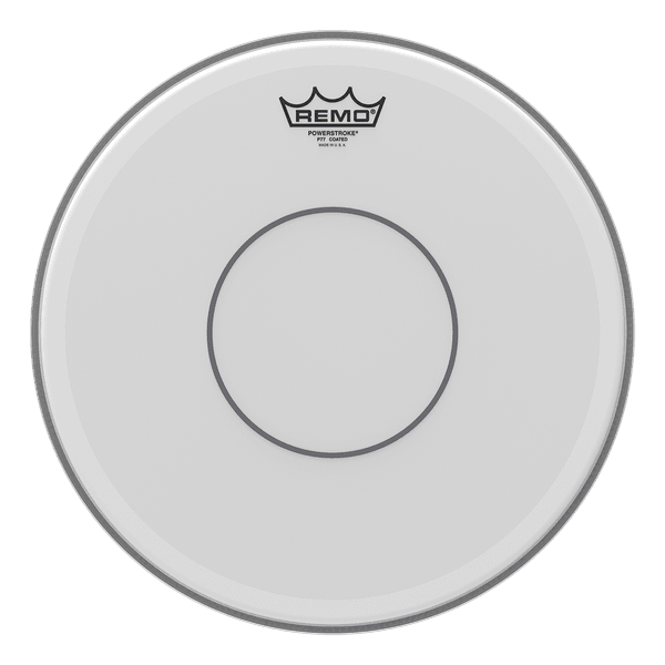 Remo Powerstroke 77 Coated Clear Dot Drum Head - 14"