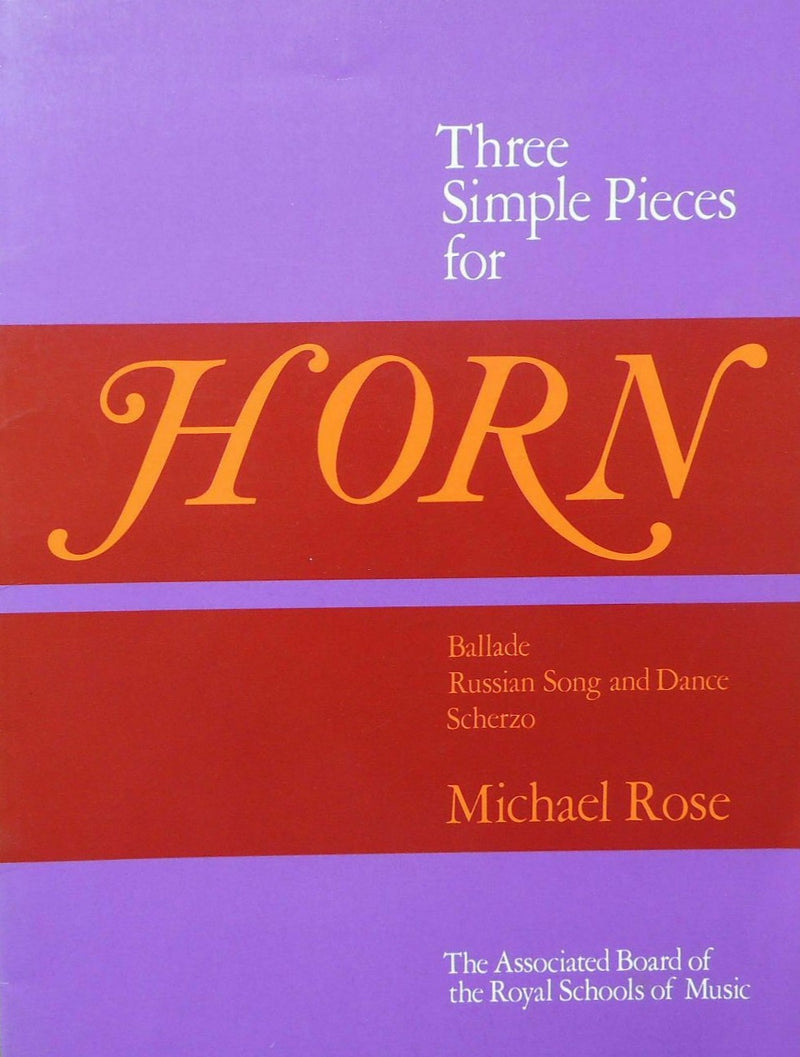 Three Simple Pieces for Horn