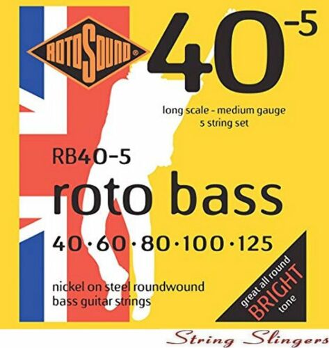 RotoSound Roto Bass (5 String Sets)