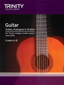 Trinity College London Guitar Scales, Arpeggios & Studies from 2016
