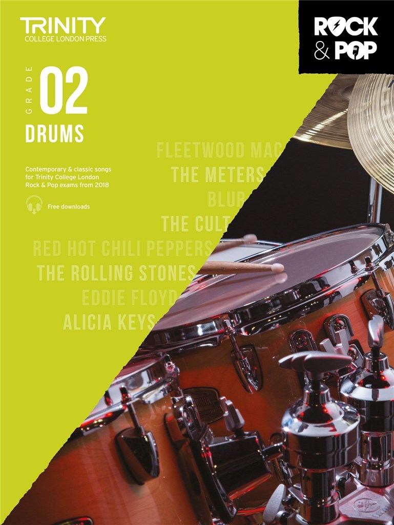 Trinity Rock & Pop 2018 Exam Book (for Drums)