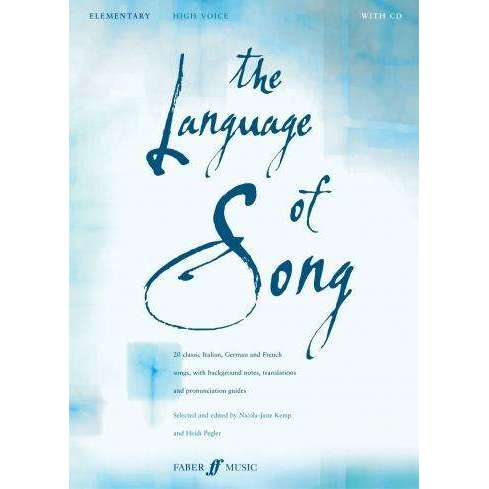 The Language Of Song for High Voice With CD