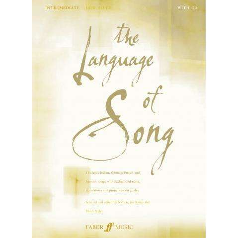 The Language Of Song Intermediate Low Voice With CD