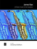 James Rae 20 Modern Studies for Solo Saxophone